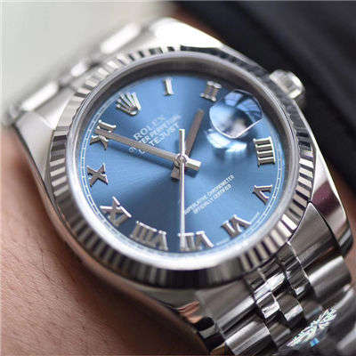 劳力士日志型系列116234-63200蓝罗腕表【AR顶级复刻手表】