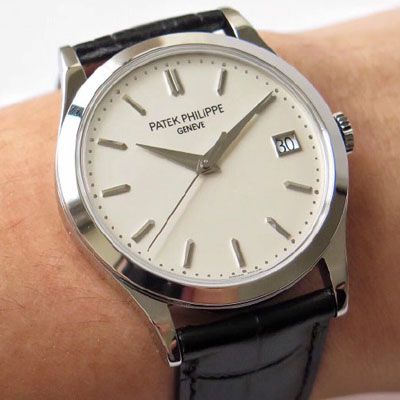 【手表复刻版是什么意思】ZF厂复刻百达翡丽古典表系列5296G-010 白金腕表