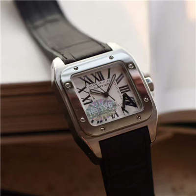 【独家视频测评HBBV6厂一比一超A高仿手表】卡地亚山度士系列W20126X8 女士机械腕表
