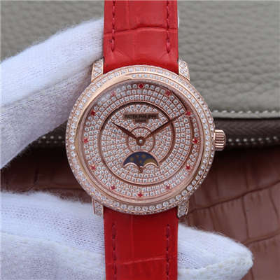 【KG1:1超A复刻手表】百达翡丽复杂功能计时系列4968/400R-001女士腕表